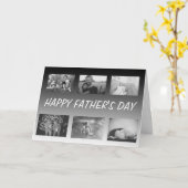 Fröhlicher Vatertag, personalisierte Fotos Karte (Gelbe Blume)