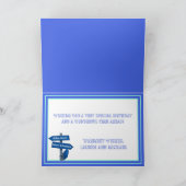 Fröhlicher Vintager Camper-Trailer zum Geburtstag Karte (Innenseite)