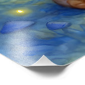 Fröhlicher Waldtroll – Fantasievolle Bilderbuch-Wa Fotodruck (Ecke)