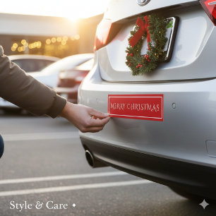 Fröhlicher Weihnachten Festtags Auto Aufkleber