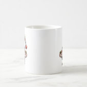 Fröhlicher Weihnachts-Gnom Kaffeetasse (Mittel)