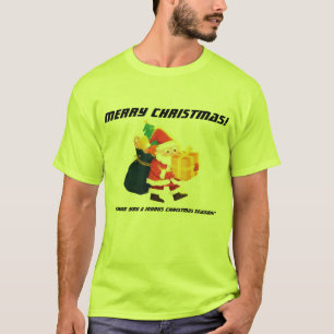 Fröhlicher Weihnachts-Magie-Tee Grün Hübsch Super T-Shirt