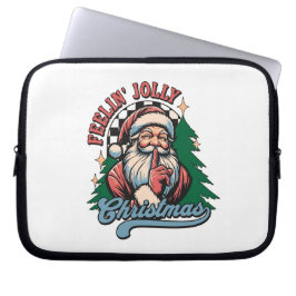 Fröhlicher Weihnachts-Santa Laptopschutzhülle