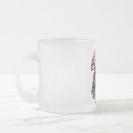 Fröhlicher Weihnachts-Santa Mattglastasse