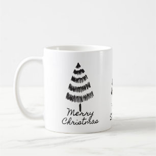 Fröhlicher Weihnachtsbaum Kaffeetasse