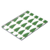 fröhlicher Weihnachtsbaum Notizblock (Linke Seite)