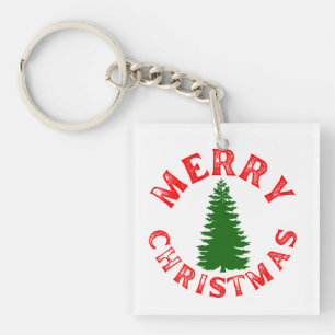 FROHLICHER WEIHNACHTSBAUM SCHLÜSSELANHÄNGER