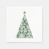 Fröhlicher Weihnachtsbaum Serviette (Vorderseite)