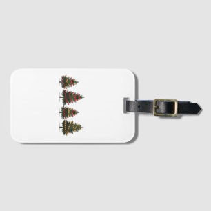 Fröhlicher Weihnachtsbaum Weihnachts-Shirts für Fr Gepäckanhänger