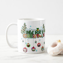 Fröhlicher Weihnachtsbecher