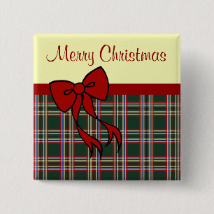Fröhlicher Weihnachtsgeschenk-Knopf Button
