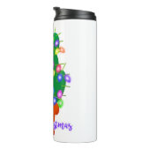 fröhlicher Weihnachtskaktus Thermosbecher (Nach rechts gedreht)