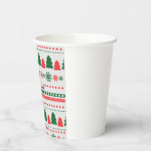 Fröhlicher Weihnachtskalender Pappbecher (Links)