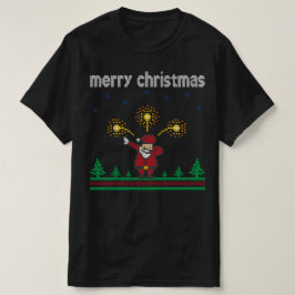 fröhlicher Weihnachtsklaus Ugly Christmas Sweater T-Shirt