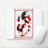 fröhlicher Weihnachtskrampf Mousepad (Mit Mouse)