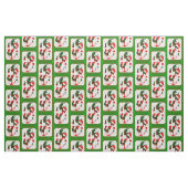 fröhlicher Weihnachtskrampus santa Stoff (Fat Quarter (45,7 x 55,9 cm))