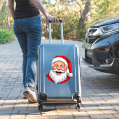 Fröhlicher Weihnachtsmann Aufkleber (Koffer Insitu)