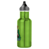 Fröhlicher Weihnachtsmann Edelstahlflasche (Rechts)