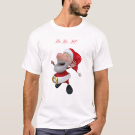 Fröhlicher Weihnachtsmann Ho Ho  T-Shirt