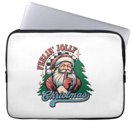 Fröhlicher Weihnachtsmann Laptopschutzhülle