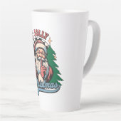 Fröhlicher Weihnachtsmann Milchtasse (Rechte Ecke)