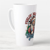 Fröhlicher Weihnachtsmann Milchtasse (Linke Ecke)