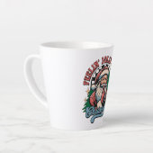 Fröhlicher Weihnachtsmann Milchtasse (Linke Ecke)