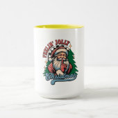 Fröhlicher Weihnachtsmann Tasse (Zentrum)