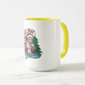 Fröhlicher Weihnachtsmann Tasse (VorderseiteRechts)