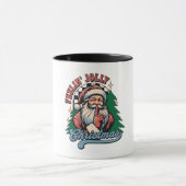 Fröhlicher Weihnachtsmann Tasse (Zentrum)