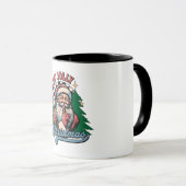 Fröhlicher Weihnachtsmann Tasse (VorderseiteRechts)