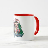 Fröhlicher Weihnachtsmann Tasse (VorderseiteRechts)