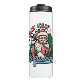 Fröhlicher Weihnachtsmann Thermosbecher