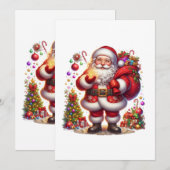 Fröhlicher Weihnachtsmann Weihnachten (Vorne/Hinten)