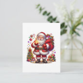 Fröhlicher Weihnachtsmann Weihnachten (Stehend Vorderseite)