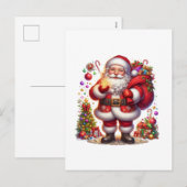 Fröhlicher Weihnachtsmann Weihnachten (Vorne/Hinten)