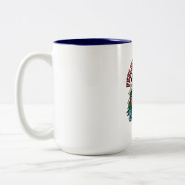 Fröhlicher Weihnachtsmann Zweifarbige Tasse