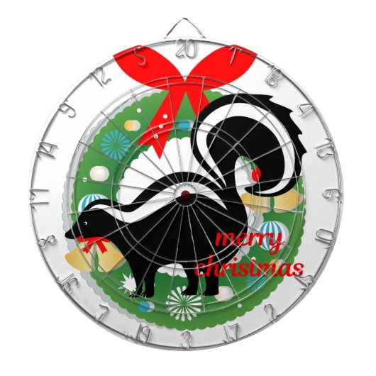 fröhlicher Weihnachtssunk Dartscheibe (vorne)
