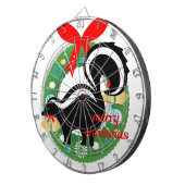 fröhlicher Weihnachtssunk Dartscheibe (Vorderseite rechts)