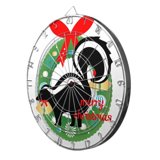 fröhlicher Weihnachtssunk Dartscheibe (Vorderseite rechts)