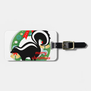 fröhlicher Weihnachtssunk Gepäckanhänger