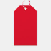 Fröhlicher Weihnachtstext Geschenkanhänger (Rückseite)