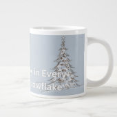 Fröhlicher Winter-Wunderland-Becher Jumbo-Tasse (Rechts)