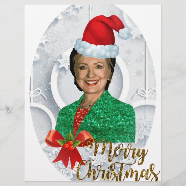 fröhlicher xmas Hillary clinton (Vorderseite)