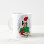 fröhlicher xmas Hillary clinton Kaffeetasse (Vorderseite Links)