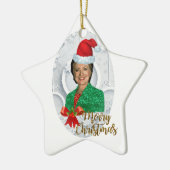 fröhlicher xmas Hillary clinton Keramikornament (Links)