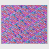 Fröhliches Abstraktes Wrapping Paper Geschenkpapier (Flach)