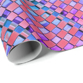 Fröhliches Abstraktes Wrapping Paper Geschenkpapier (Rolleneckpunkt)