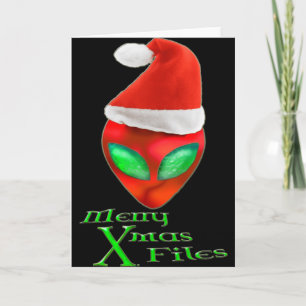 Fröhliches alien-Weihnachten archiviert Karte