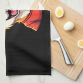 Fröhliches australisches Rinderhund Tank Top Geschirrtuch (Viertel Falte)